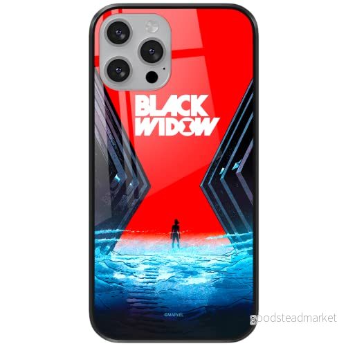 ERT GROUP mobiltelefonfodral för Apple Iphone X originalt och officiellt licensierat Marvel mönster Black Widow 001 tillverkad av härdat glas, optimalt anpassat till mobilens form, skyddsfodral 5903537584928