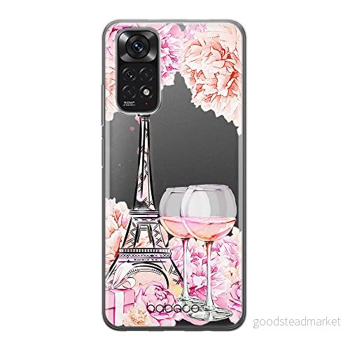 ERT GROUP mobiltelefonfodral för Xiaomi REDMI NOTE 11S 4G / 11 originalt och officiellt licensierat Babaco mönster Paris 001, gedeeltelijk transparant 5905511565145
