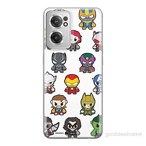 ERT GROUP mobiltelefonfodral för Oneplus NORD CE 2 originalt och officiellt licensierat Marvel mönster Avengers 025 optimalt anpassad till formen på mobiltelefonen, fodral tillverkad av TPU plast 5905511288693