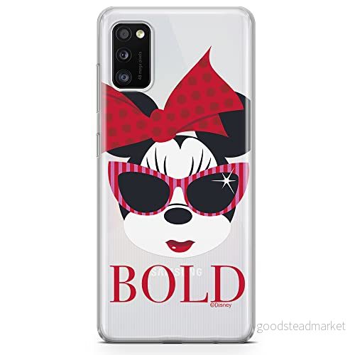 ERT GROUP mobiltelefonfodral för Samsung A41 originalt och officiellt licensierat Disney mönster Minnie 045 optimalt anpassad till formen på mobiltelefonen, gedeeltelijk transparant 5903537510910