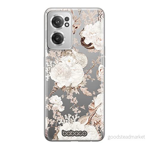 ERT GROUP mobiltelefonfodral för Oneplus NORD CE 2 originalt och officiellt licensierat Babaco mönster Flowers 044 optimalt anpassad till formen på mobiltelefonen, gedeeltelijk transparant 5905511294816