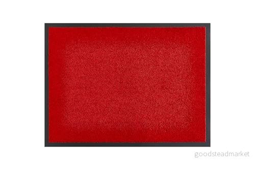 andiamo dörrmatta Verdi smutssamlande matta för entrén perfekt som inomhus eller utomhus ytterdörr 40 x 60 cm röd 2 4002398980991