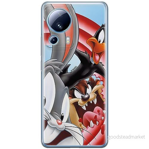 ERT GROUP mobiltelefonfodral för Xiaomi 13 LITE/CIVI 2 originalt och officiellt licensierat Looney Tunes mönster 006 optimalt anpassad till formen på mobiltelefonen, gedeeltelijk transparant 5905511934781