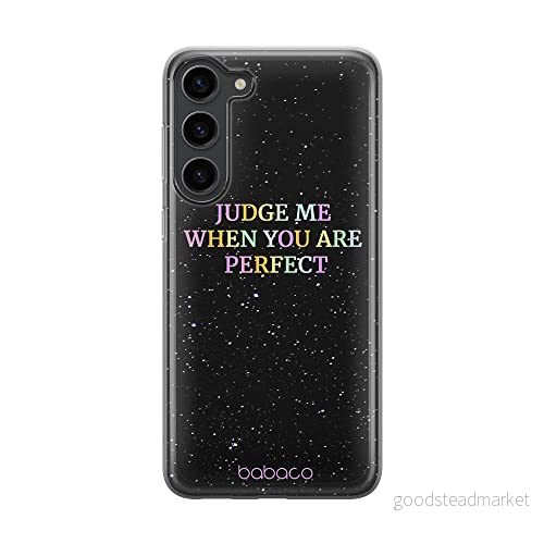 ERT GROUP mobiltelefonfodral för Samsung S23 originalt och officiellt licensierat Babaco mönster Judge me 002 optimalt anpassad till formen på mobiltelefonen, fodral tillverkad av TPU plast 5905511424251