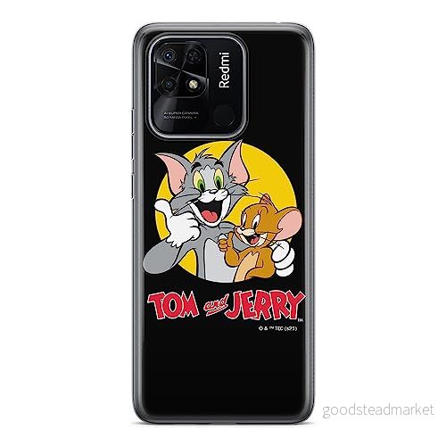 ERT GROUP mobiltelefonfodral för Xiaomi REDMI 10C originalt och officiellt licensierat Tom & Jerry mönster 013 optimalt anpassad till formen på mobiltelefonen, fodral tillverkad av TPU plast 5905511548001
