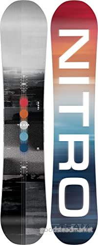Nitro Snowboards Herr Team GULLW.Wide BRD '23, Freestyleboard, Directional Twin, Gullwing Rocker, all terräng, Wide, för stora fötter 7630221842085