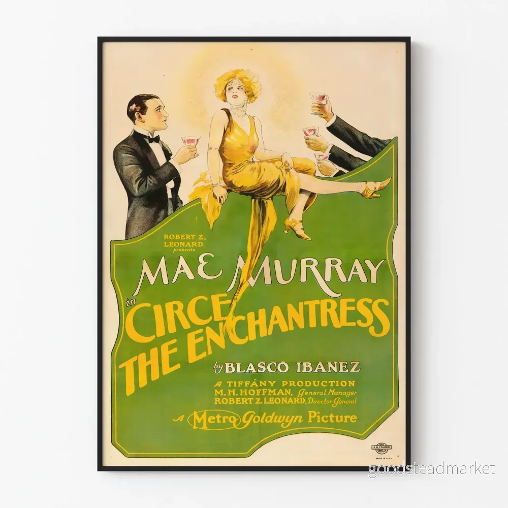 Vintageposter Circe the Enchantress - Elegant retro väggdekoration