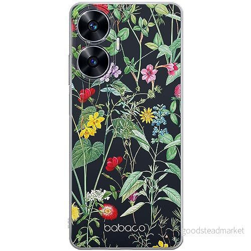 ERT GROUP mobiltelefonfodral för Realme C55 originalt och officiellt licensierat Babaco mönster Flowers 041 optimalt anpassad till formen på mobiltelefonen, fodral tillverkad av TPU plast 5905511867560