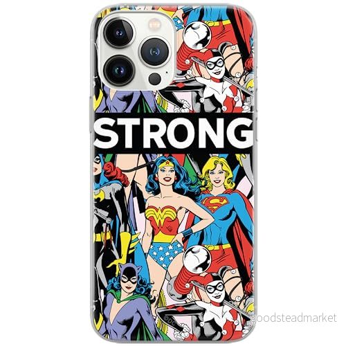 ERT GROUP mobiltelefonfodral för Iphone 13 PRO originalt och officiellt licensierat DC mönster Super Girls 003 Vit optimalt anpassad till formen på mobiltelefonen, fodral tillverkad av TPU plast 5903932877519
