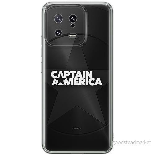 ERT GROUP mobiltelefonfodral för Xiaomi 13 originalt och officiellt licensierat Marvel mönster Capitan America 024 optimalt anpassad till formen på mobiltelefonen, fodral tillverkad av TPU plast 5905511912239