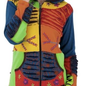 Ankerglut Lappteknik fleecejacka med huva övergångsjacka Windbreaker #nepalliebe 4031029411924 Ankerglut Lappteknik fleecejacka med huva övergångsjacka Windbreaker #nepalliebe 4031029411924