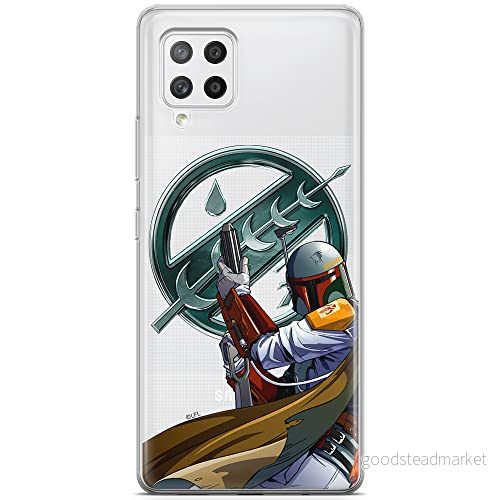 ERT GROUP mobiltelefonfodral för Samsung A42 5G originalt och officiellt licensierat Star Wars mönster Boba Fett 002 optimalt anpassad till formen på mobiltelefonen, gedeeltelijk transparant 5903040250488