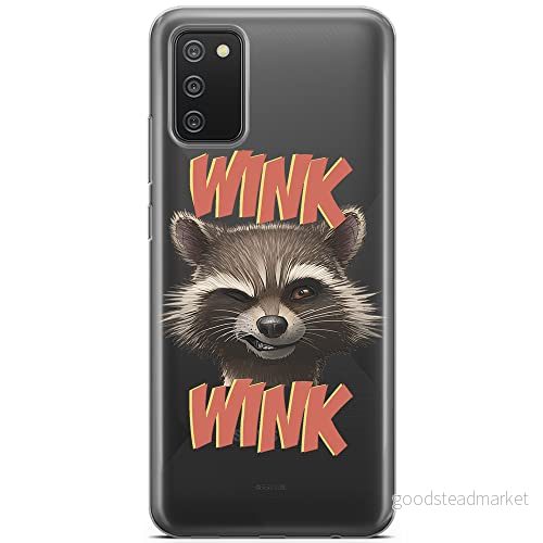 ERT GROUP mobiltelefonfodral för Samsung A02S originalt och officiellt licensierat Marvel mönster Rocket 003 optimalt anpassad till formen på mobiltelefonen, gedeeltelijk transparant 5903040227138