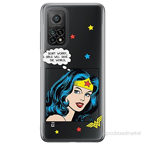 ERT GROUP mobiltelefonfodral för Xiaomi Redmi Note 11 Pro 5G/11 4G originalt och officiellt licensierat DC mönster Wonder Woman 028, gedeeltelijk transparant 5904805637445