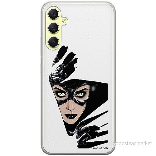 ERT GROUP mobiltelefonfodral för Samsung A34 5G originalt och officiellt licensierat DC mönster Catwoman 008 optimalt anpassad till formen på mobiltelefonen, fodral tillverkad av TPU plast 5905511785581