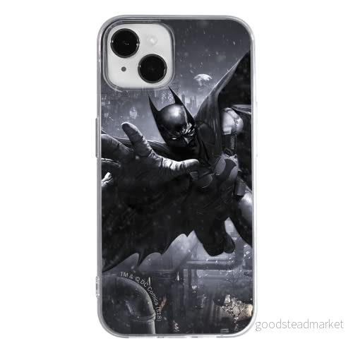 ERT GROUP mobiltelefonfodral för Apple Iphone 14 PLUS originalt och officiellt licensierat DC mönster Batman 018 optimalt anpassad till formen på mobiltelefonen, fodral tillverkad av TPU plast 5905131906076