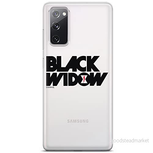 ERT GROUP mobiltelefonfodral för Samsung S20 FE / 5G originalt och officiellt licensierat Marvel mönster Black Widow 010 anpassad till formen på mobiltelefonen, gedeeltelijk transparant 5903932400540