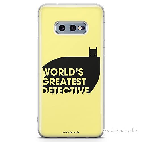 ERT GROUP mobiltelefonfodral för Samsung S10e originalt och officiellt licensierat DC mönster Batman 051 optimalt anpassad till formen på mobiltelefonen, fodral tillverkad av TPU plast 5905131542847