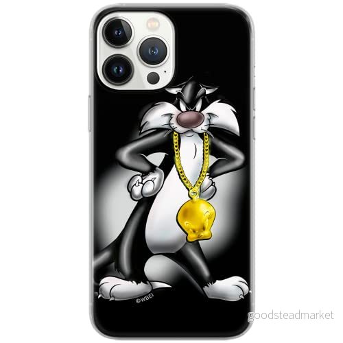 ERT GROUP mobiltelefonfodral för Xiaomi REDMI 10 originalt och officiellt licensierat Looney Tunes mönster Sylvester 002, fodral tillverkad av TPU plast 5904805013379