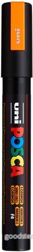uni ball POSCA (182576) markeringspenna med medelfin rund spets, neon orange 4902778198063