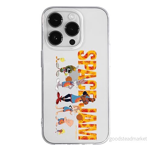 ERT GROUP mobiltelefonfodral för Iphone 14 PRO MAX originalt och officiellt licensierat Looney Tunes mönster Space Jam 006 optimalt anpassad till formen på mobiltelefonen, gedeeltelijk transparant 5905511027957