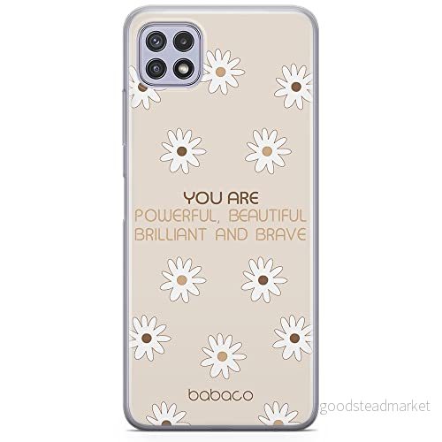 ERT GROUP mobiltelefonfodral för Samsung A22 5G originalt och officiellt licensierat Babaco mönster Positive vibes 003 optimalt anpassad till formen på mobiltelefonen, fodral tillverkad av TPU plast 5903932971934