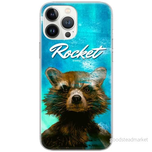 ERT GROUP mobiltelefonfodral för Xiaomi REDMI 10 originalt och officiellt licensierat Marvel mönster Rocket 006, fodral tillverkad av TPU plast 5904805005732