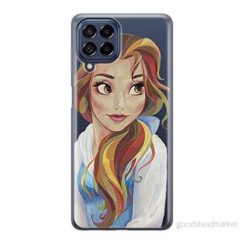 ERT GROUP mobiltelefonfodral för Samsung M33 5G originalt och officiellt licensierat Disney mönster Bella 003 optimalt anpassad till formen på mobiltelefonen, gedeeltelijk transparant 5905511342418