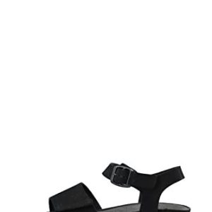 CA’SHOTT A/S Dam Casava Buckle nubuck sandal, svart, 37 EU, EU 5740017027915