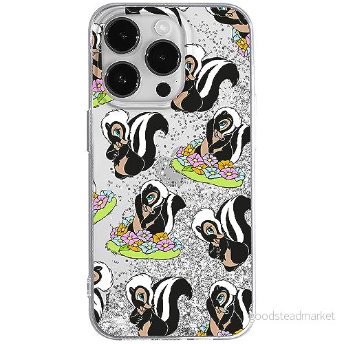 ERT GROUP mobiltelefonfodral för Apple Iphone 14 PRO MAX originalt och officiellt licensierat Disney mönster Pepe Le Pew 003 anpassad till formen på mobiltelefonen, med glitter overflow effekt 5905511605001