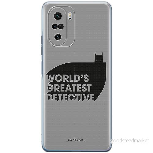 ERT GROUP mobiltelefonfodral för Xiaomi MI 11i/ REDMI K40/K40 PRO/POCO F3/ F3 PRO originalt och officiellt licensierat DC mönster Batman 051, fodral tillverkad av TPU plast 5905511888534