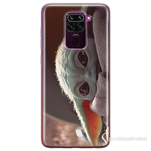 ERT GROUP mobiltelefonfodral för Xiaomi REDMI NOTE 9 originalt och officiellt licensierat Star Wars mönster Baby Yoda 021 anpassad till formen på mobiltelefonen, fodral tillverkad av TPU plast 5904805071515