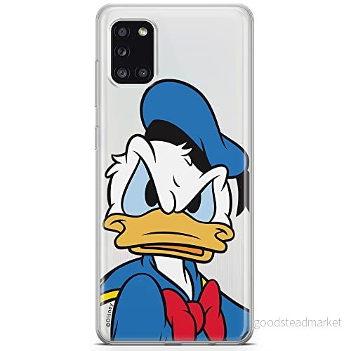 ERT GROUP mobiltelefonfodral för Samsung A31 originalt och officiellt licensierat Disney mönster Donald 003 optimalt anpassad till formen på mobiltelefonen, gedeeltelijk transparant 5903040212288