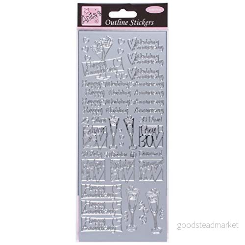 Anita’s ANT 8101209 scrapbooking klistermärken, guld, en storlek 5038041923199 Anita’s ANT 8101209 scrapbooking klistermärken, guld, en storlek 5038041923199