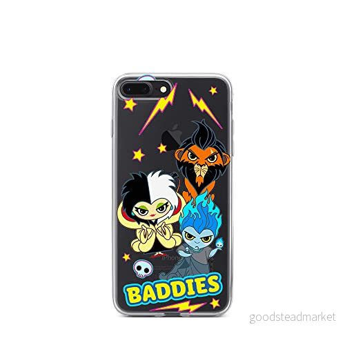 ERT GROUP mobiltelefonfodral för Iphone 7 PLUS/ 8 PLUS originalt och officiellt licensierat Disney mönster Villains 004 optimalt anpassad till formen på mobiltelefonen, gedeeltelijk transparant 5905131377203