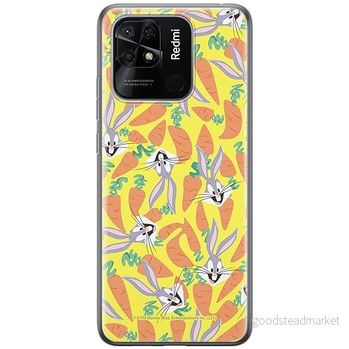 ERT GROUP mobiltelefonfodral för Xiaomi REDMI 10C originalt och officiellt licensierat Looney Tunes mönster Bugs 017 optimalt anpassad till formen på mobiltelefonen, fodral tillverkad av TPU plast 5905795081492