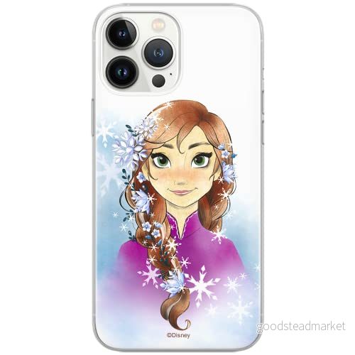 ERT GROUP mobiltelefonfodral för Huawei P30 originalt och officiellt licensierat Disney mönster Anna 001 Vit optimalt anpassad till formen på mobiltelefonen, fodral tillverkad av TPU plast 5903040534717