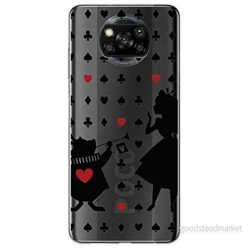 ERT GROUP mobiltelefonfodral för Xiaomi POCOPHONE X3 originalt och officiellt licensierat Disney mönster Alice & Friends 001 optimalt anpassad till formen på mobiltelefonen, gedeeltelijk transparant 5903537120478
