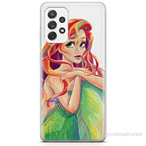 ERT GROUP mobiltelefonfodral för Samsung A73 5G originalt och officiellt licensierat Disney mönster Ariel 004 optimalt anpassad till formen på mobiltelefonen, gedeeltelijk transparant 5904805520259