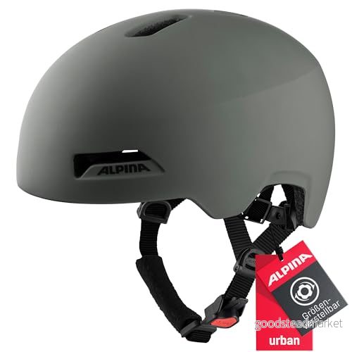 ALPINA Unisex Vuxna, HAARLEM Cykelhjälm, coffee grey matt, 52 57 cm 4003692304537