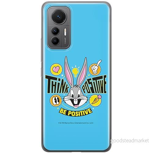 ERT GROUP mobiltelefonfodral för Xiaomi 12 LITE originalt och officiellt licensierat Looney Tunes mönster Bugs 019 optimalt anpassad till formen på mobiltelefonen, fodral tillverkad av TPU plast 5905795083557