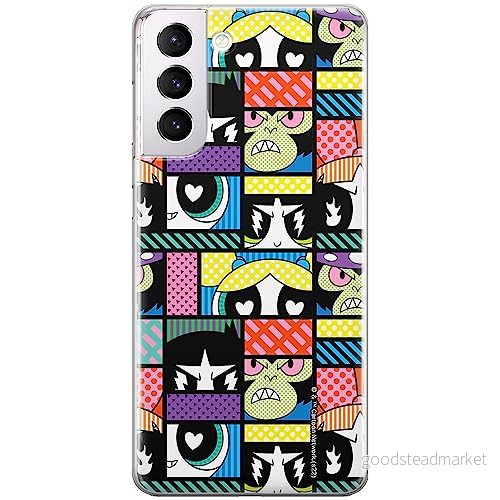 ERT GROUP mobiltelefonfodral för Samsung S21 PLUS originalt och officiellt licensierat The Powerpuff Girls mönster 027, fodral tillverkad av TPU plast 5905511971878