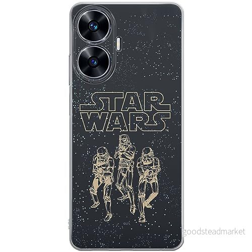 ERT GROUP mobiltelefonfodral för Realme C55 originalt och officiellt licensierat Star Wars mönster 005 optimalt anpassad till formen på mobiltelefonen, fodral tillverkad av TPU plast 5905511861568