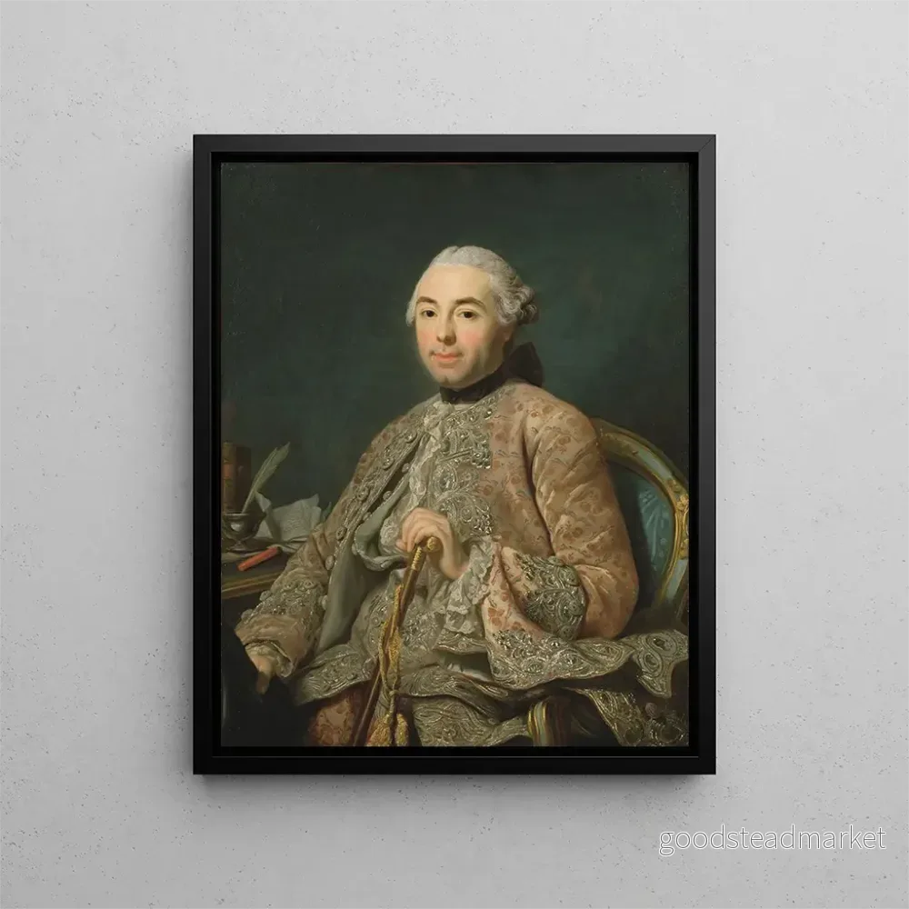 Målning Baron de Neubourg Cromire – Alexander Roslin | Konsttryck Målning Baron de Neubourg Cromire – Alexander Roslin | Konsttryck