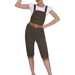 Amscan 9906472 Kvinnor 1940 talet WW2 Land Girl maskeraddräkt UK storlek 8 10 194099001892