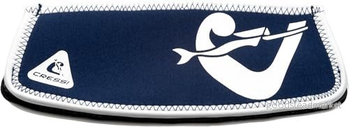 Cressi Simply Neo mask remskydd_blå marinblå/vit neopren maskskydd för dykning och snorklingsmasker, blå marinblå/vit, en storlek, unisex 8022983209722