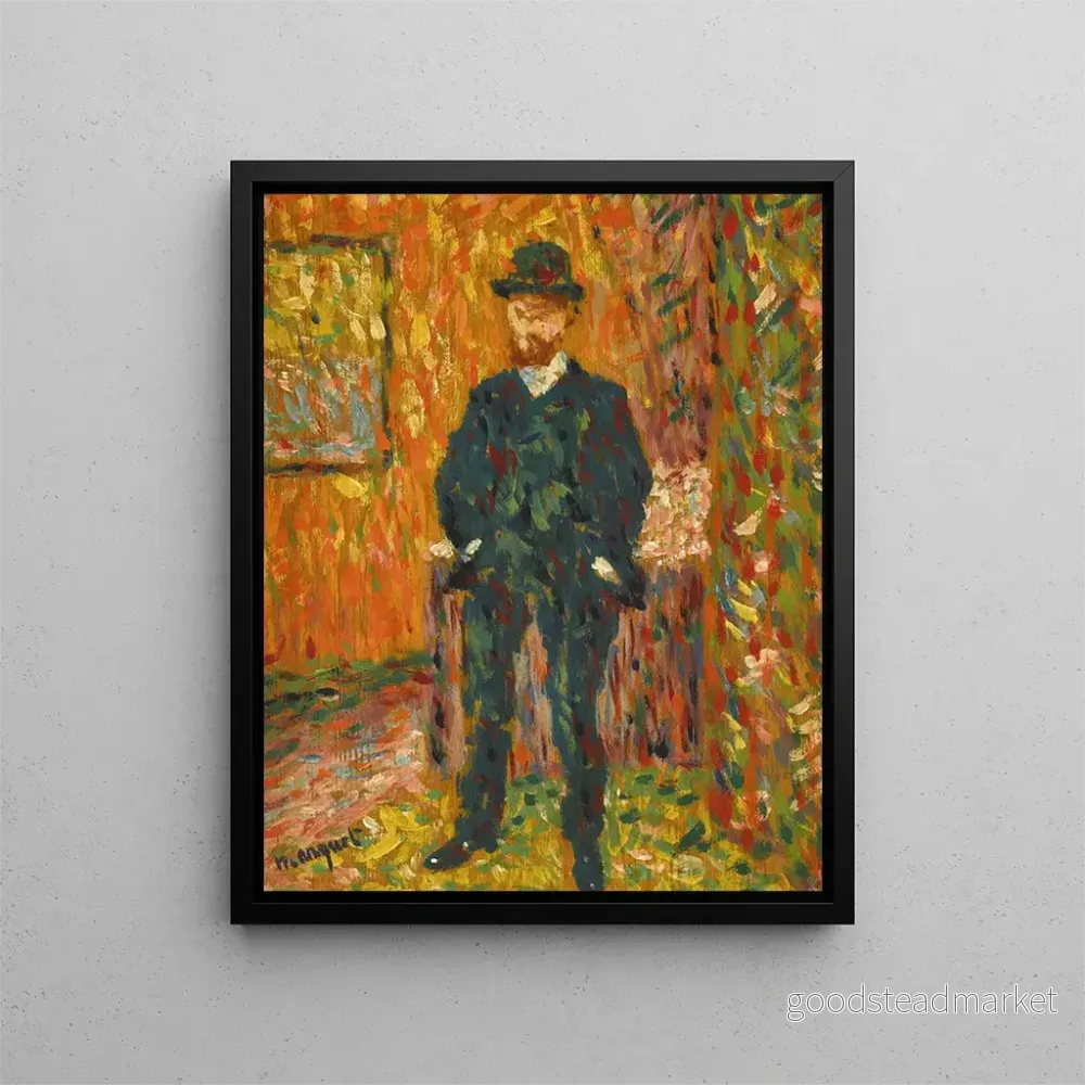 Målning Portrait av André Rouveyre - Albert Marquet | Konsttryck