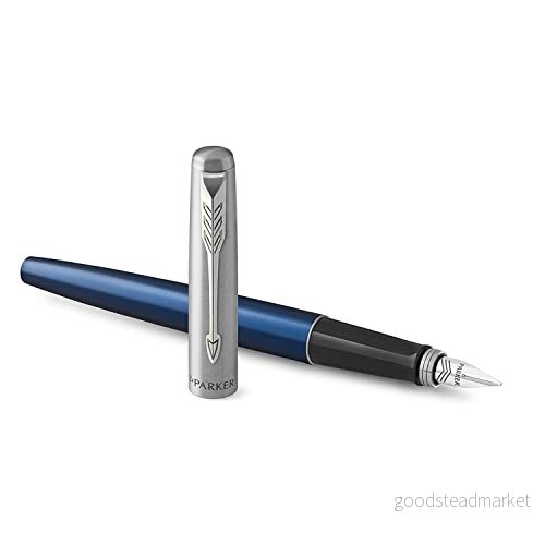 Parker Jotter reservoarpenna Royal Blue Mediumspets och blått bläck presentask ingår 3026980309503