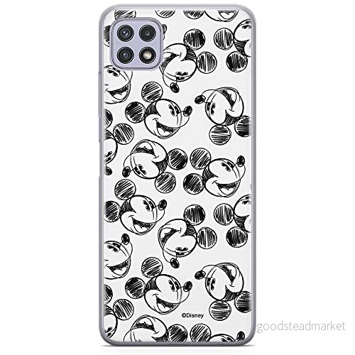 ERT GROUP mobiltelefonfodral för Samsung A22 5G originalt och officiellt licensierat Disney mönster Mickey 025 optimalt anpassad till formen på mobiltelefonen, fodral tillverkad av TPU plast 5903932802788