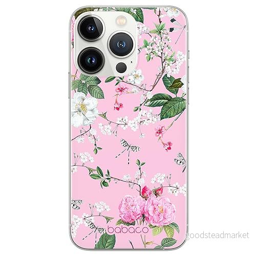 ERT GROUP mobiltelefonfodral för Iphone 13 PRO MAX originalt och officiellt licensierat Babaco mönster Flowers 036 optimalt anpassad till formen på mobiltelefonen, fodral tillverkad av TPU plast 5905131297631
